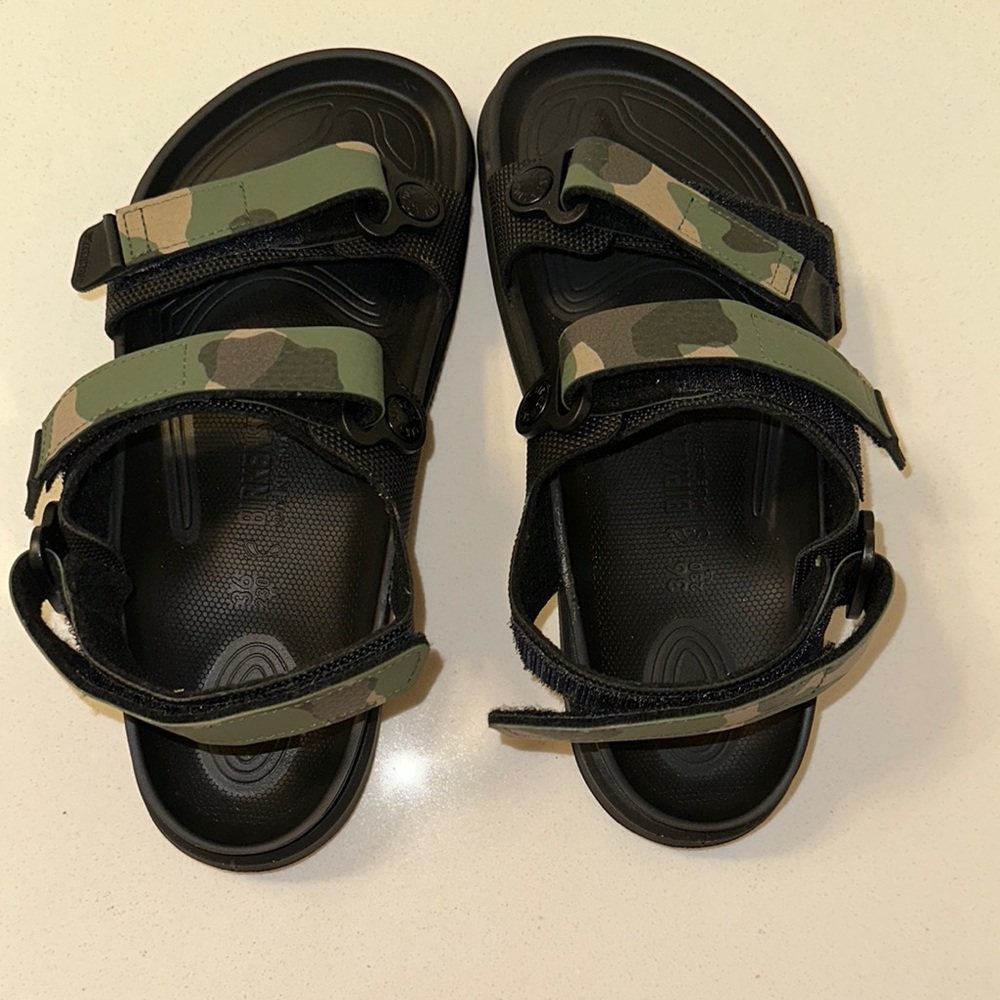 Birkenstock Green and Black Adventure Sandals